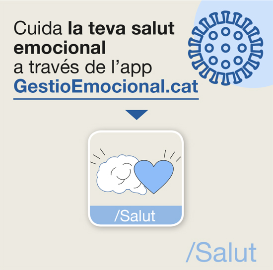 GestioEmocional.cat , la nova app per ajudar la ciutadania en la gestió emocional del coronavirus