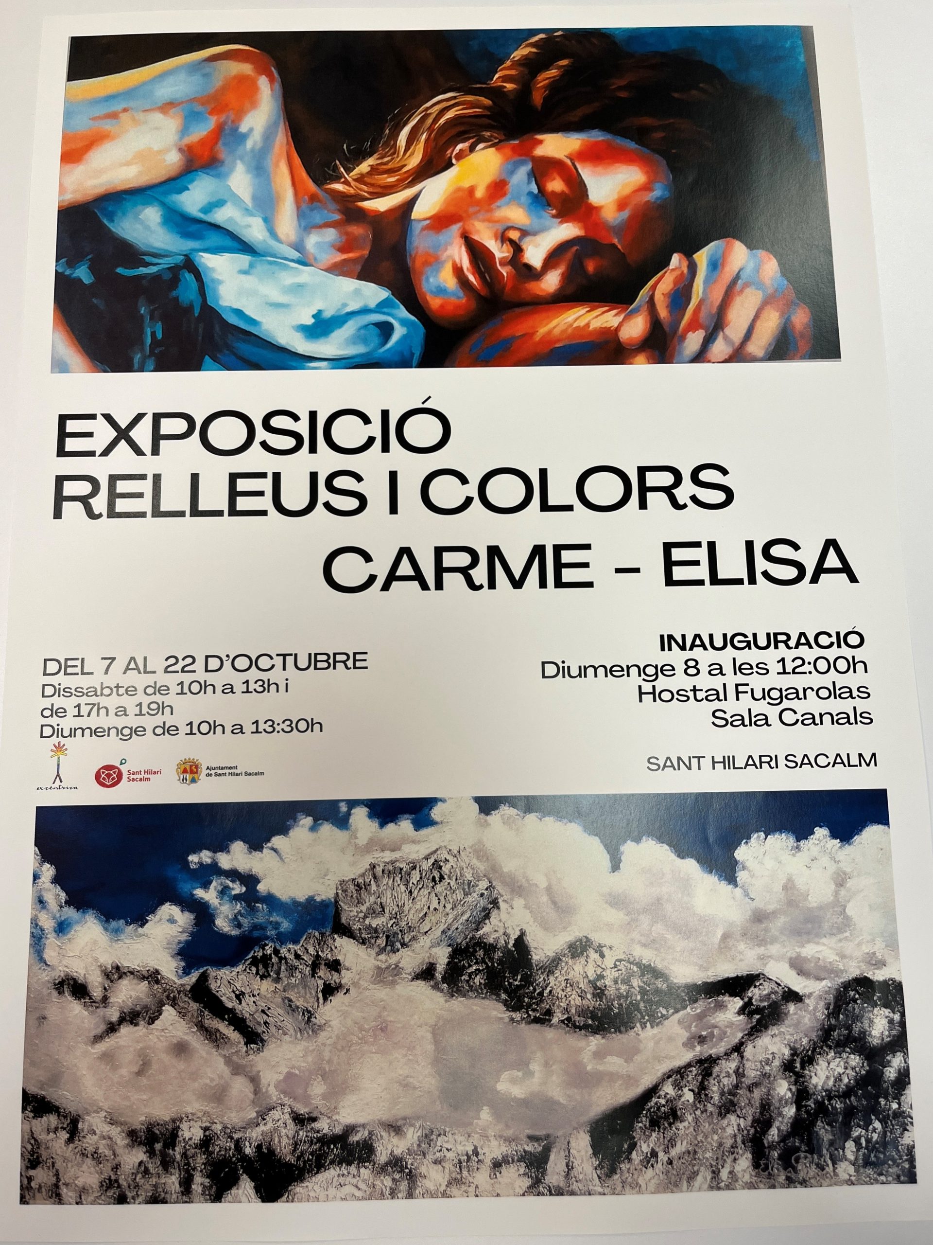 Exposició “Pintura, Relleus i Colors” de Carme Creixans i Elisa Puig