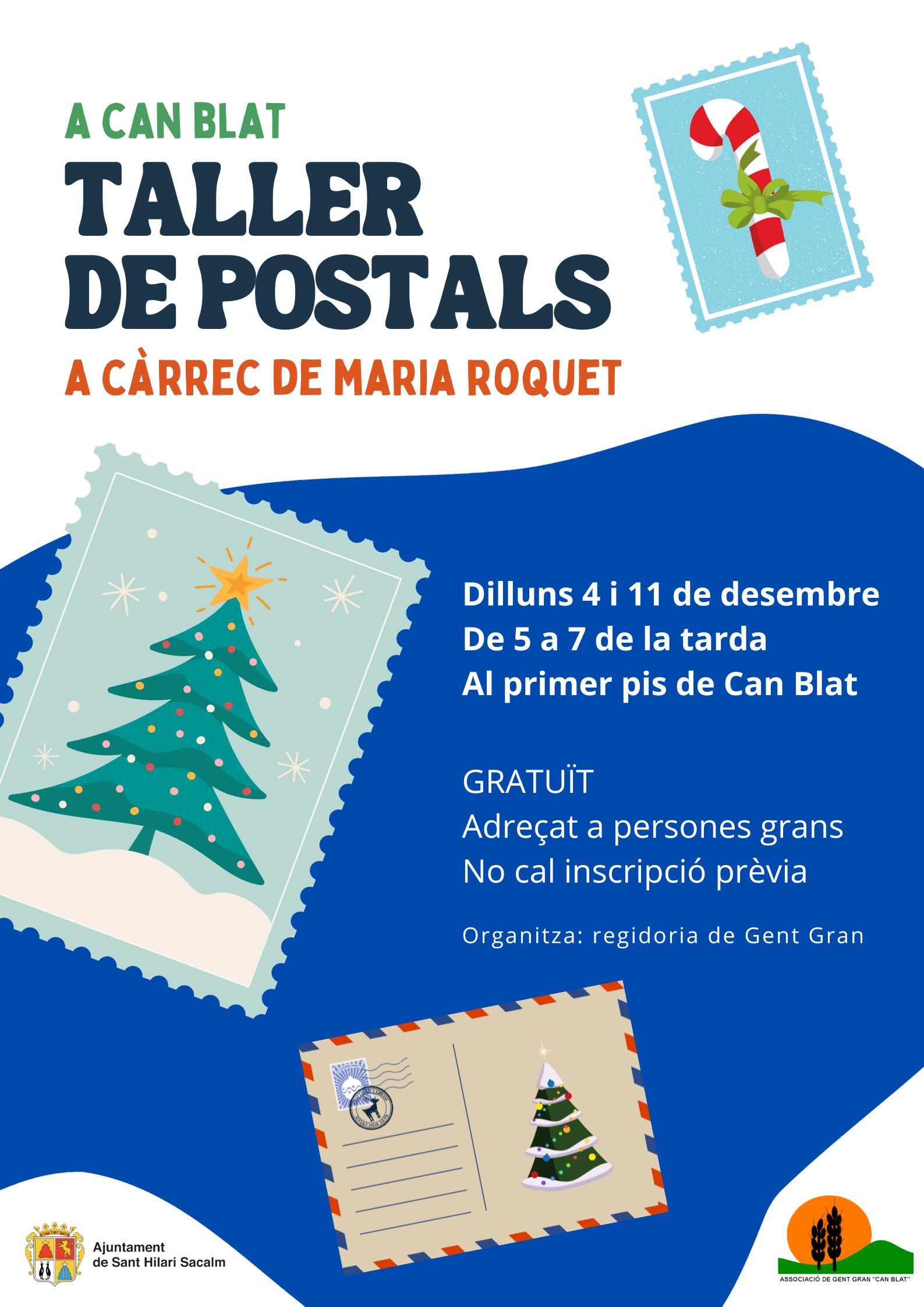 Taller de postals de Nadal a càrrec de Maria Roquet